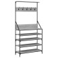 vidaXL Perchero con zapatero gris Sonoma 90x34x184 cm vidaXL Perchero con zapatero gris Sonoma 90x34x184 cm