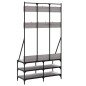 vidaXL Perchero con zapatero gris Sonoma 100x40x184 cm vidaXL Perchero con zapatero gris Sonoma 100x40x184 cm