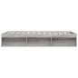 vidaXL Estructura de cama Sonoma gris 140x200 cm vidaXL Estructura de cama Sonoma gris 140x200 cm