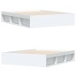 vidaXL Estructura de cama blanca 150x200 cm vidaXL Estructura de cama blanca 150x200 cm