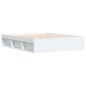 vidaXL Estructura de cama blanca 150x200 cm vidaXL Estructura de cama blanca 150x200 cm