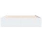 vidaXL Estructura de cama blanca 150x200 cm vidaXL Estructura de cama blanca 150x200 cm