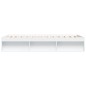 vidaXL Estructura de cama blanca 150x200 cm vidaXL Estructura de cama blanca 150x200 cm