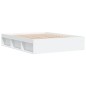 vidaXL Estructura de cama blanca 150x200 cm vidaXL Estructura de cama blanca 150x200 cm
