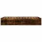 vidaXL Estructura de cama roble ahumado 150x200 cm vidaXL Estructura de cama roble ahumado 150x200 cm
