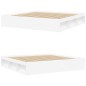 vidaXL Estructura de cama blanca 200x200 cm vidaXL Estructura de cama blanca 200x200 cm
