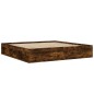 vidaXL Estructura de cama roble ahumado 200x200 cm vidaXL Estructura de cama roble ahumado 200x200 cm