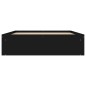 vidaXL Estructura de cama de matrimonio negra 135x190 cm vidaXL Estructura de cama de matrimonio negra 135x190 cm