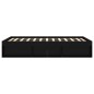 vidaXL Estructura de cama de matrimonio negra 135x190 cm vidaXL Estructura de cama de matrimonio negra 135x190 cm