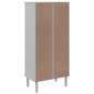vidaXL Estantería SENJA aspecto ratán madera pino blanco 60x35x130 cm vidaXL Estantería SENJA aspecto ratán madera pino blanco 60x35x130 cm