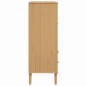 vidaXL Aparador alto SENJA aspecto de ratán madera marrón 90x40x112 cm vidaXL Aparador alto SENJA aspecto de ratán madera marrón 90x40x112 cm
