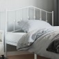 vidaXL Cabecero de metal blanco 107 cm vidaXL Cabecero de metal blanco 107 cm