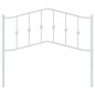 vidaXL Cabecero de metal blanco 107 cm vidaXL Cabecero de metal blanco 107 cm