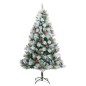 vidaXL Árbol de Navidad artificial con bisagras 300 LED y bolas 210 cm vidaXL Árbol de Navidad artificial con bisagras 300 LED y bolas 210 cm