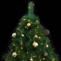 vidaXL Árbol de Navidad artificial con bisagras 150 LED y bolas 150 cm vidaXL Árbol de Navidad artificial con bisagras 150 LED y bolas 150 cm