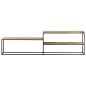 vidaXL Mueble para TV de madera maciza de mango rugosa 180x30x50 cm vidaXL Mueble para TV de madera maciza de mango rugosa 180x30x50 cm