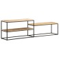 vidaXL Mueble para TV de madera maciza de mango rugosa 180x30x50 cm vidaXL Mueble para TV de madera maciza de mango rugosa 180x30x50 cm