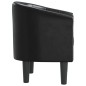 vidaXL Sillón cuero sintético negro vidaXL Sillón cuero sintético negro