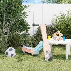 vidaXL Patinete de niños 2 en 1 azul claro