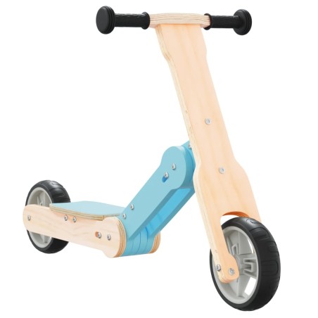 vidaXL Patinete de niños 2 en 1 azul claro