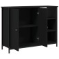 vidaXL Aparador de madera de ingeniería negro 100x33x75 cm vidaXL Aparador de madera de ingeniería negro 100x33x75 cm