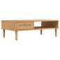vidaXL Mesa de centro SENJA aspecto ratán madera marrón 100x55x33 cm vidaXL Mesa de centro SENJA aspecto ratán madera marrón 100x55x33 cm