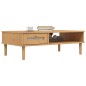 vidaXL Mesa de centro SENJA aspecto ratán madera marrón 100x55x33 cm vidaXL Mesa de centro SENJA aspecto ratán madera marrón 100x55x33 cm