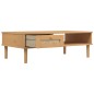 vidaXL Mesa de centro SENJA aspecto ratán madera marrón 100x55x33 cm vidaXL Mesa de centro SENJA aspecto ratán madera marrón 100x55x33 cm