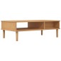 vidaXL Mesa de centro SENJA aspecto ratán madera marrón 100x55x33 cm vidaXL Mesa de centro SENJA aspecto ratán madera marrón 100x55x33 cm