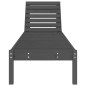 vidaXL Tumbonas 2 unidades madera maciza de pino gris 199,5x60x74 cm vidaXL Tumbonas 2 unidades madera maciza de pino gris 199,5x60x74 cm