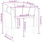 vidaXL Sillón de terciopelo gris claro vidaXL Sillón de terciopelo gris claro