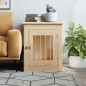 vidaXL Jaula para perros madera de ingeniería roble Sonoma 55x75x65 cm