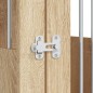 vidaXL Jaula para perros madera de ingeniería roble Sonoma 55x75x65 cm
