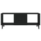 vidaXL Mesa de centro madera contrachapada negro 102x50x40 cm vidaXL Mesa de centro madera contrachapada negro 102x50x40 cm