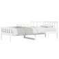 vidaXL Sofá cama madera maciza de pino blanco 80x200 cm vidaXL Sofá cama madera maciza de pino blanco 80x200 cm