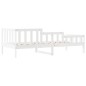 vidaXL Sofá cama madera maciza de pino blanco 80x200 cm vidaXL Sofá cama madera maciza de pino blanco 80x200 cm