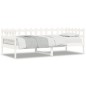 vidaXL Sofá cama madera maciza de pino blanco 90x200 cm vidaXL Sofá cama madera maciza de pino blanco 90x200 cm