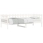 vidaXL Sofá cama madera maciza de pino blanco 90x200 cm vidaXL Sofá cama madera maciza de pino blanco 90x200 cm
