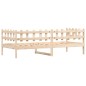vidaXL Sofá cama madera maciza de pino 90x190 cm vidaXL Sofá cama madera maciza de pino 90x190 cm