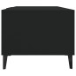vidaXL Mesa de centro madera contrachapada negro 102x50x40 cm vidaXL Mesa de centro madera contrachapada negro 102x50x40 cm