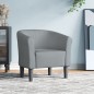 vidaXL Sillón de tela gris claro vidaXL Sillón de tela gris claro