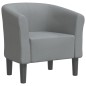 vidaXL Sillón de tela gris claro vidaXL Sillón de tela gris claro