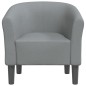 vidaXL Sillón de tela gris claro vidaXL Sillón de tela gris claro