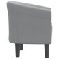 vidaXL Sillón de tela gris claro vidaXL Sillón de tela gris claro