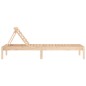 vidaXL Tumbonas 2 unidades madera maciza de pino 199,5x60x74 cm vidaXL Tumbonas 2 unidades madera maciza de pino 199,5x60x74 cm