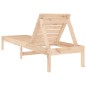 vidaXL Tumbonas 2 unidades madera maciza de pino 199,5x60x74 cm vidaXL Tumbonas 2 unidades madera maciza de pino 199,5x60x74 cm