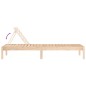 vidaXL Tumbonas 2 unidades madera maciza de pino 199,5x60x74 cm vidaXL Tumbonas 2 unidades madera maciza de pino 199,5x60x74 cm