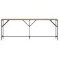 vidaXL Mesa consola madera de ingeniería roble Sonoma 200x29x75 cm vidaXL Mesa consola madera de ingeniería roble Sonoma 200x29x75 cm