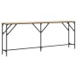 vidaXL Mesa consola madera de ingeniería roble Sonoma 200x29x75 cm vidaXL Mesa consola madera de ingeniería roble Sonoma 200x29x75 cm