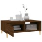vidaXL Mesa de centro madera de ingeniería roble marrón 90x60x35 cm vidaXL Mesa de centro madera de ingeniería roble marrón 90x60x35 cm